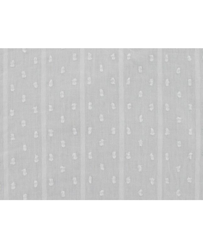 Nina Cotton Dobby Jacquard, White