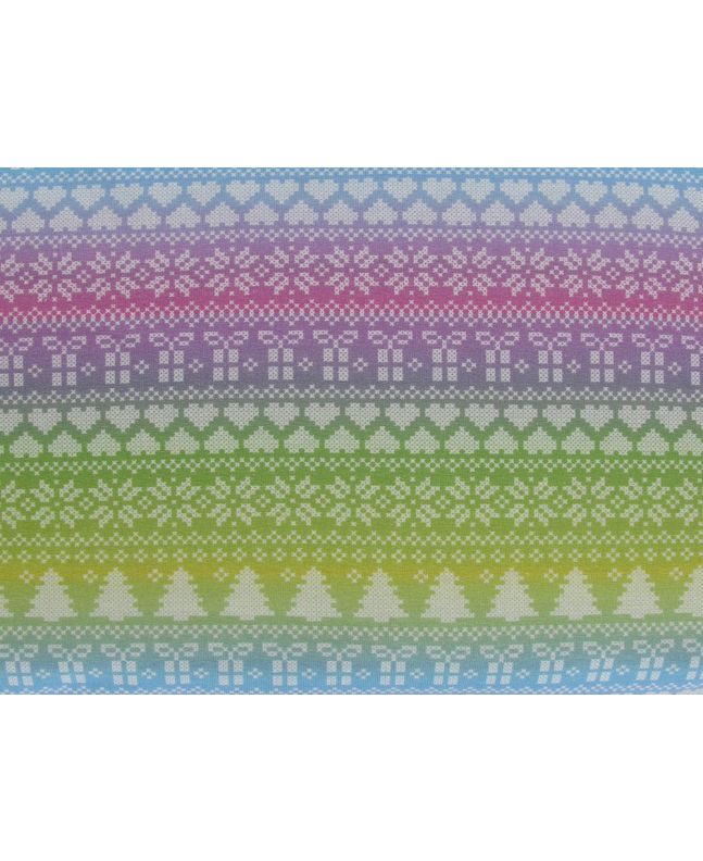Nordic Christmas Stitch Cotton Jersey