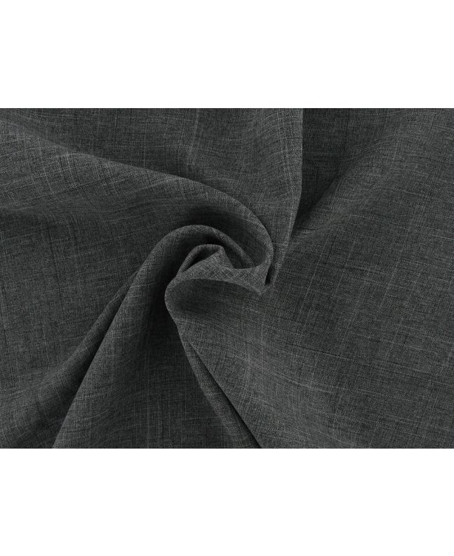 Oxford Melange Polyester Suiting, Graphite