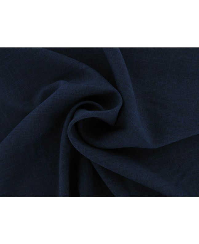 Oxford Melange Polyester Suiting, Navy