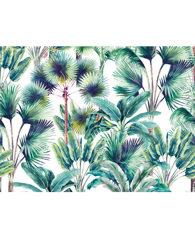 Palm Springs Printed Velvet, Natural