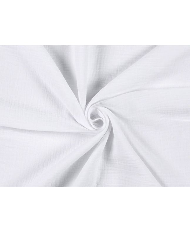 Plain Double Gauze, White