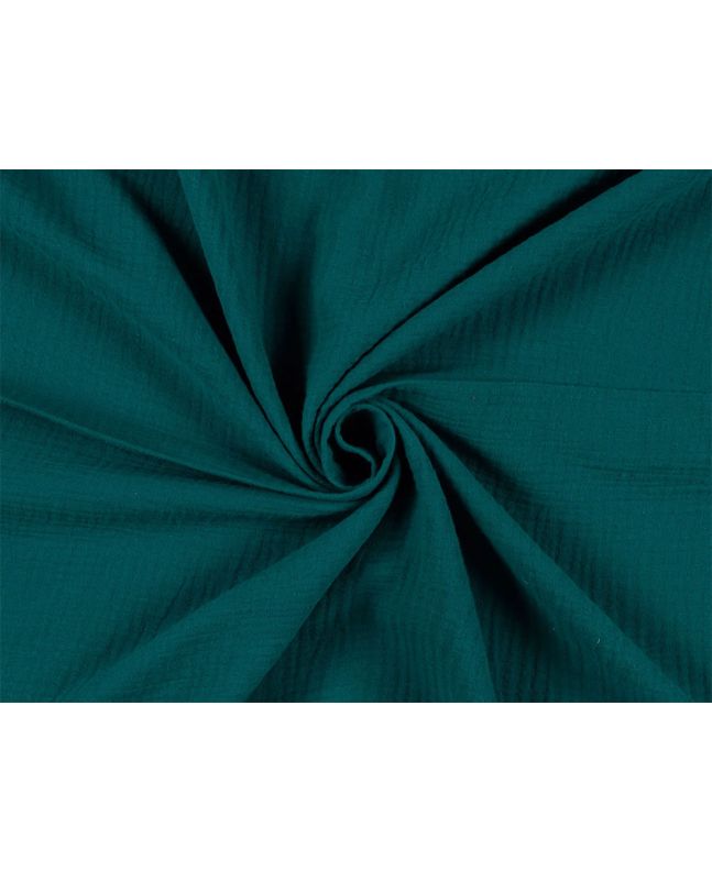 Plain Double Gauze, Petrol