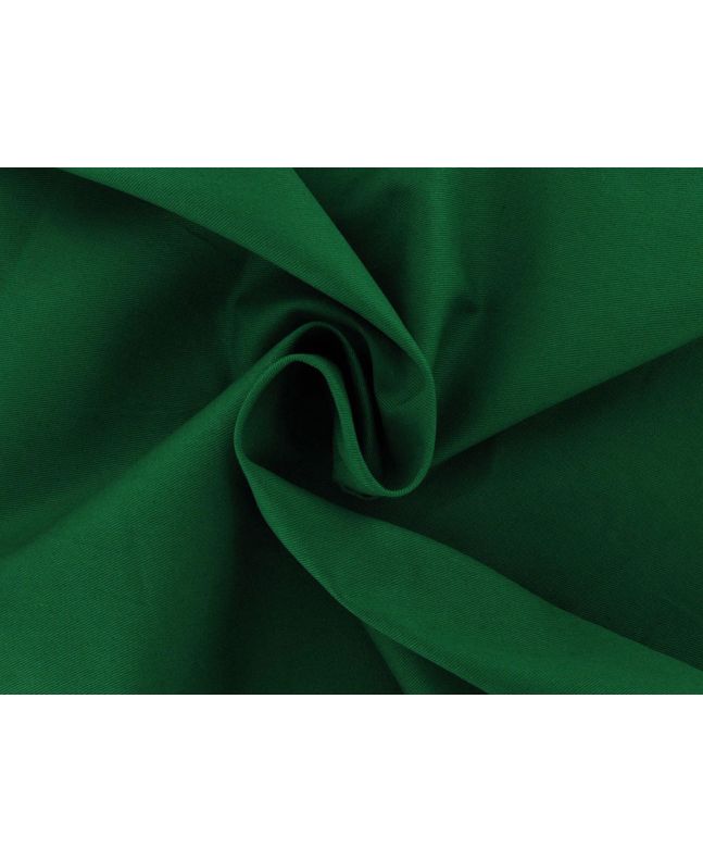 Plain Dye Cotton Drill, Emerald
