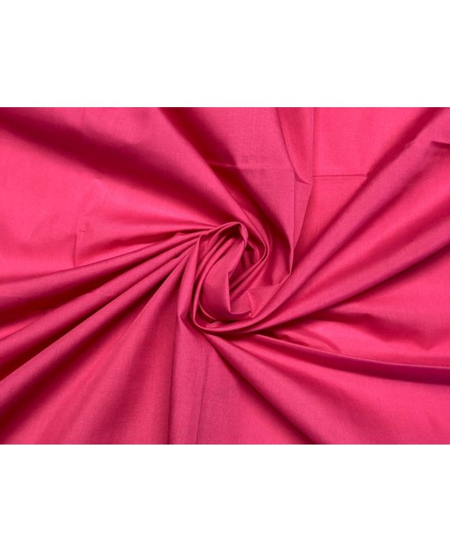 Plain Dye Polycotton, Cerise