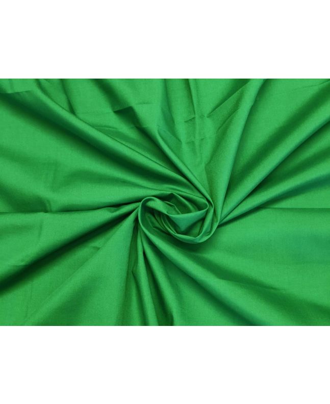 Plain Dye Polycotton, Grass Green