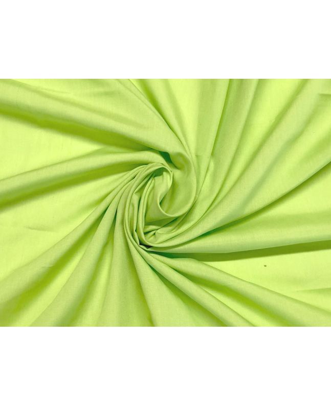 Plain Dye Polycotton, Lime