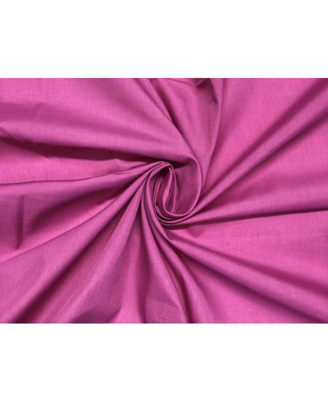 Plain Dye Polycotton, Magenta