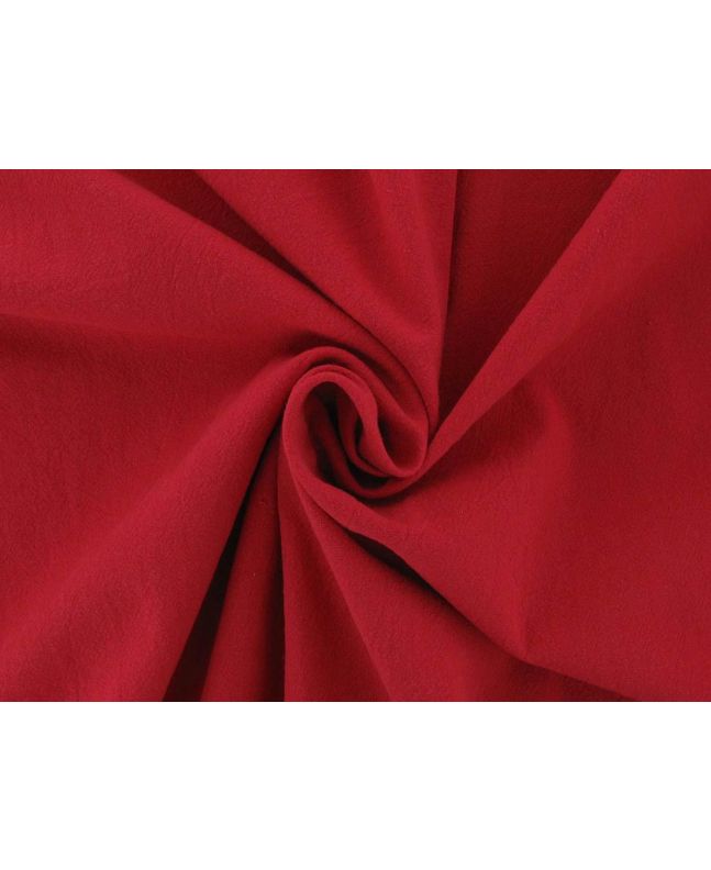 Plain Dye Textured Crinkle Cotton, Red