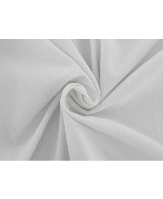 Plain Dye Textured Crinkle Cotton, White