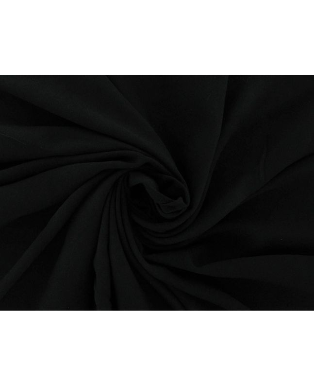 Plain Dyed Viscose Poplin, Black