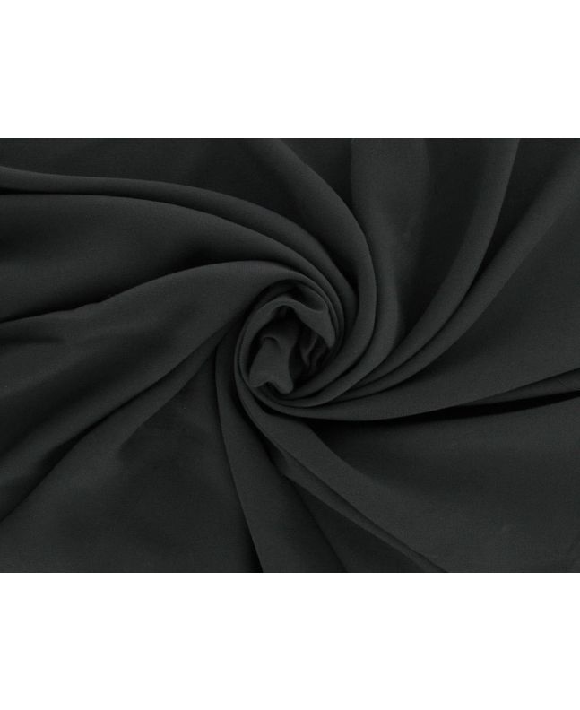 Plain Dyed Viscose Poplin, Dark Grey