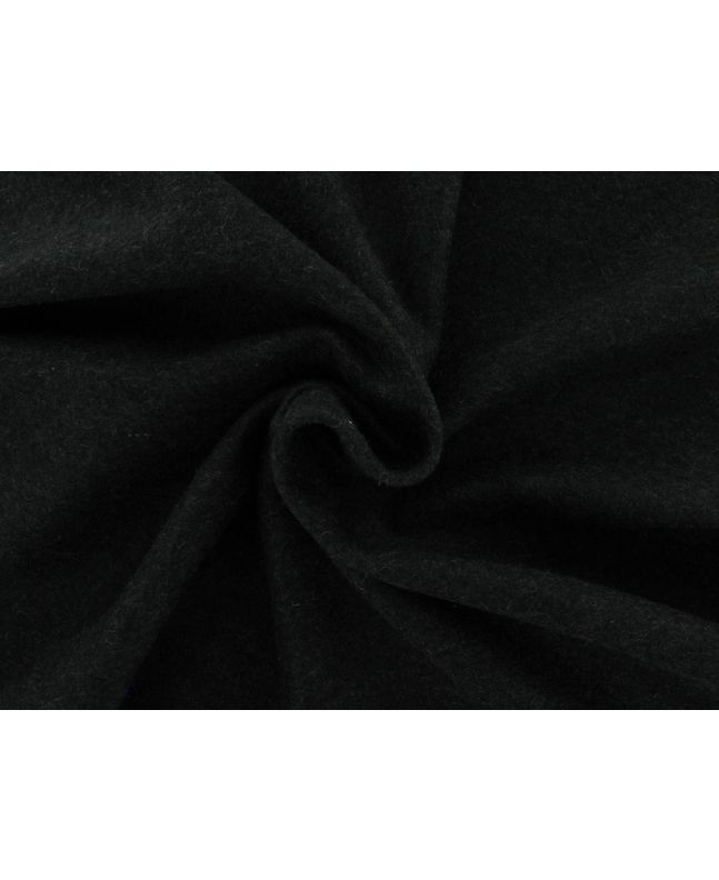 Plain Wool Blend Melton, Forest
