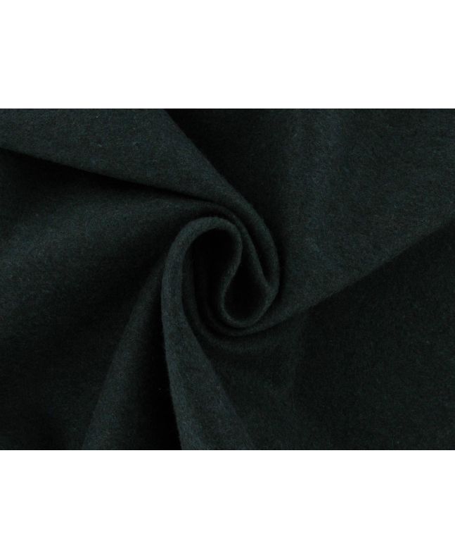 Plain Wool Blend Melton, Petrol
