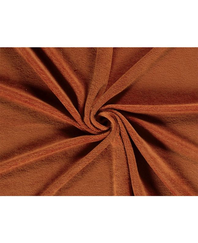 Plush Bamboo Blend Towelling, Rust
