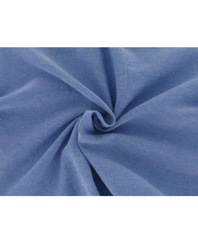 Polycotton Chambray, Dark Blue