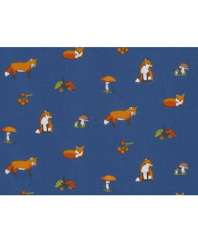 Fox Forest Polycotton, Royal