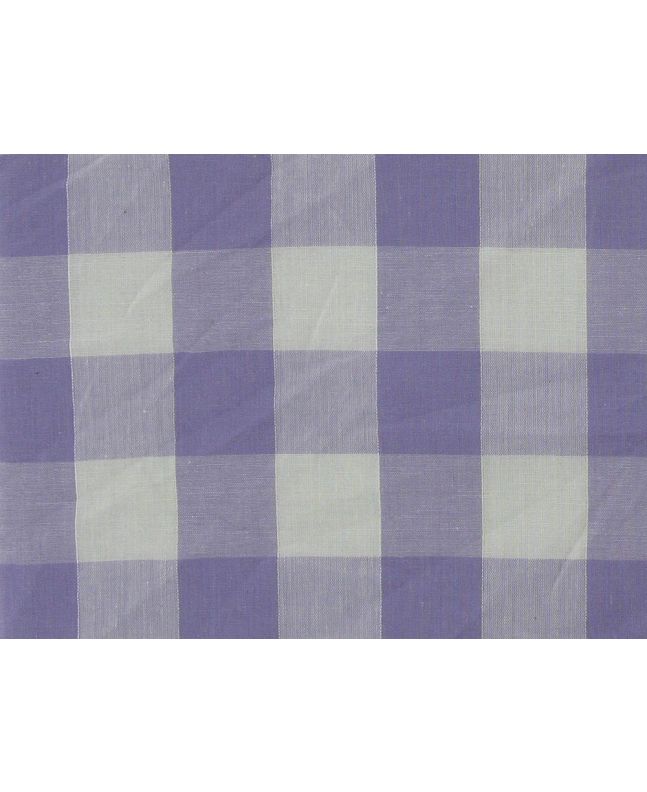 Woven Polycotton Gingham, 1 inch, Lilac