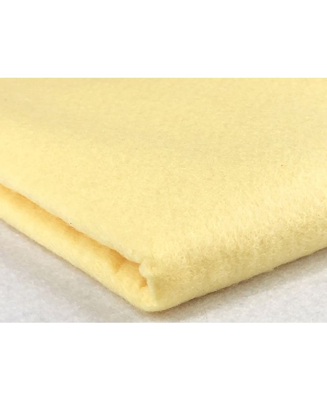 Polyester Crafting Felt, Pastel Yellow