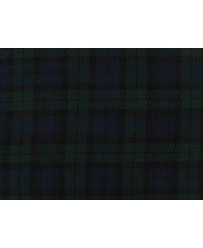 Polyviscose Blend Tartan Maxi, Black Watch