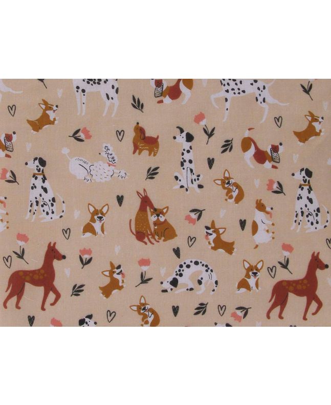 Pooch Parade Polycotton Print, Pink