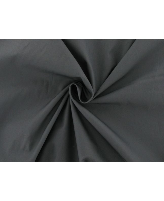 Premium Cotton Poplin, Dark Grey
