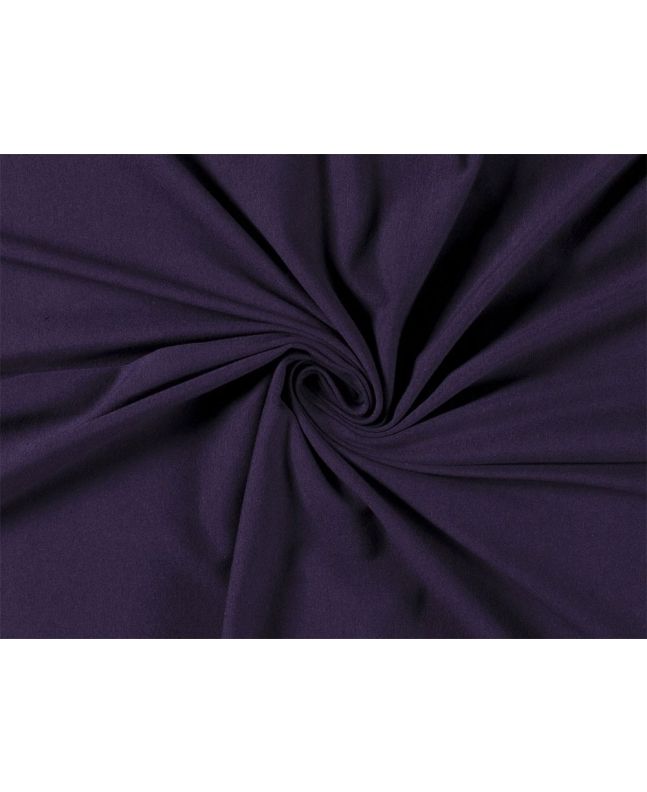 Premium Cotton Jersey, Carbon Purple