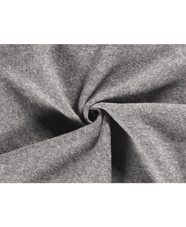 Premium Pure Boiled Wool, Mid Grey