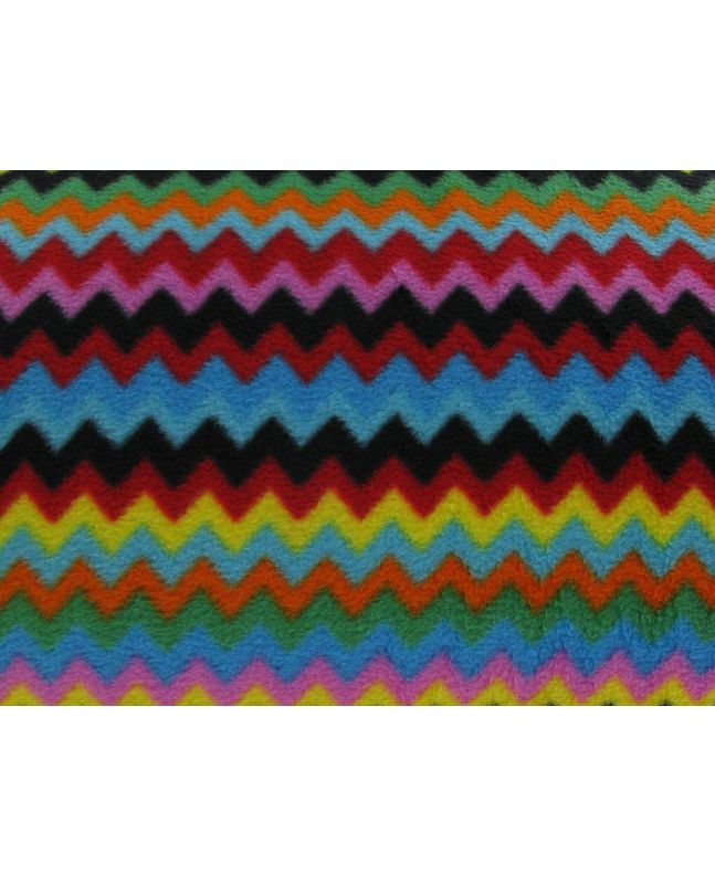 Premium Soft Anti Pil Fleece Multi Chevron