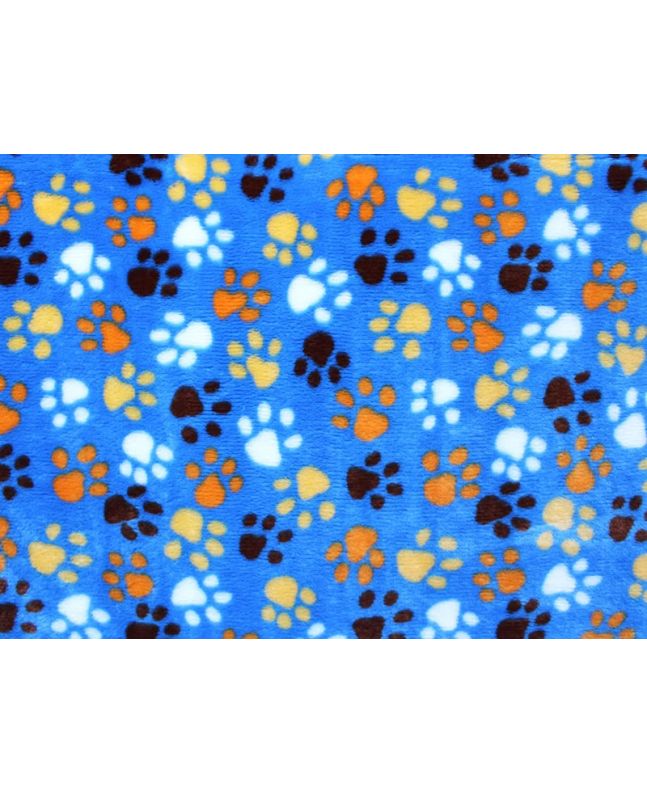 Puppy Paws Cuddle Fleece, Blue