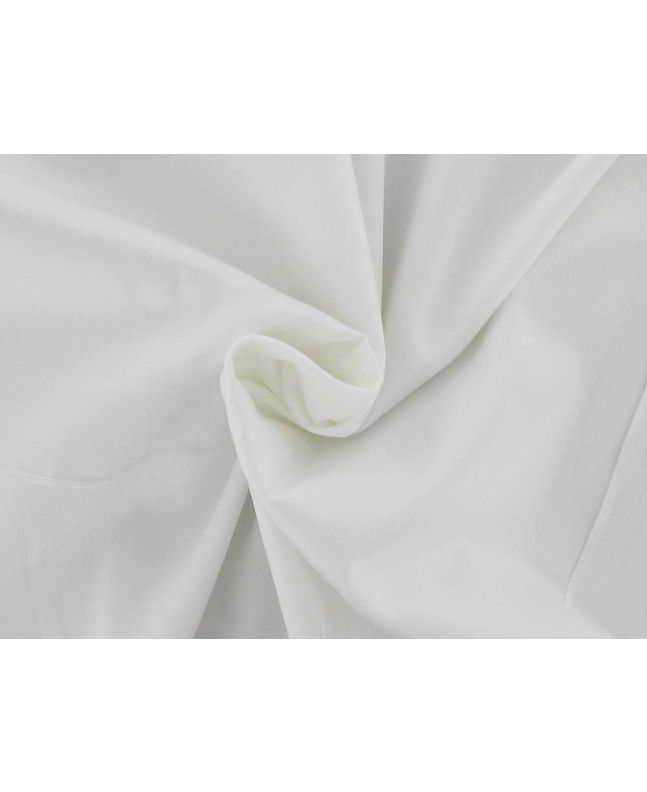 Pure Cotton Butter Satin, Ivory