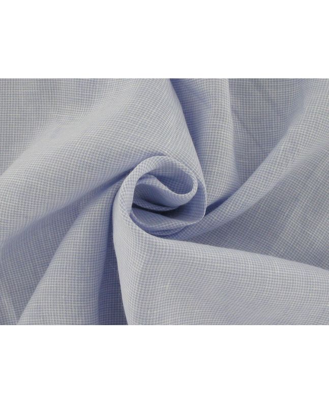Quintin Cross Hatch Check Irish Linen, Lilac