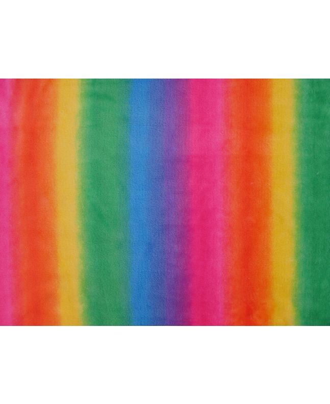 Bright Rainbow Cuddle Fleece