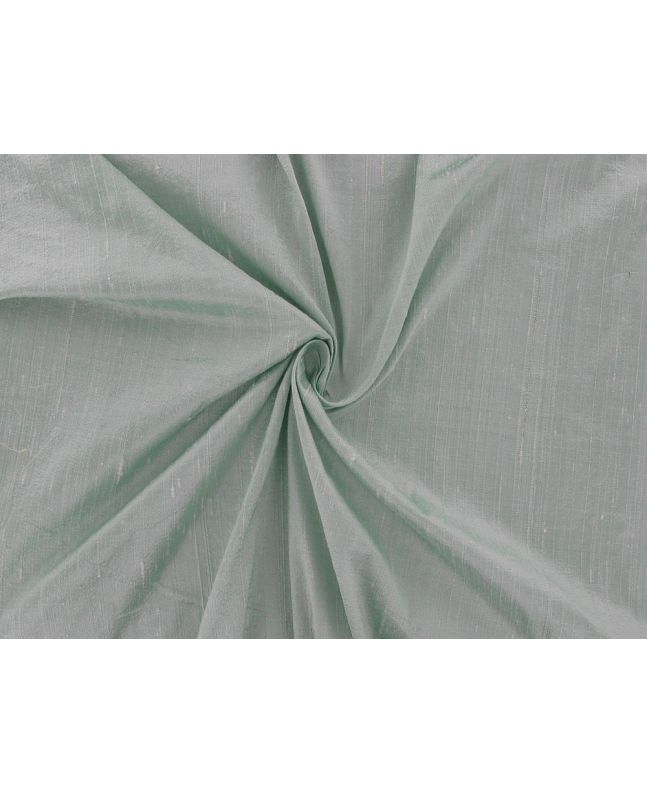 Rani Slubby Indian Silk Dupion, Duck Egg