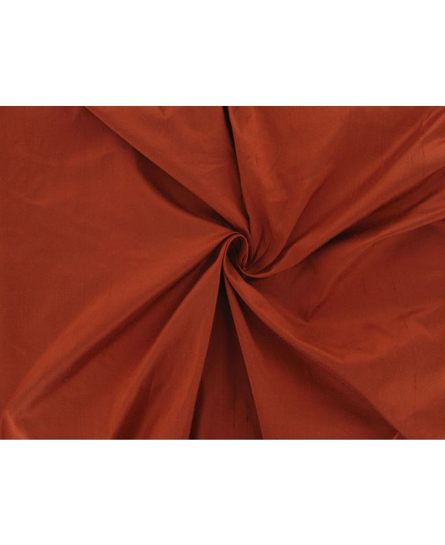 Rani Indian Silk Dupion, Paprika