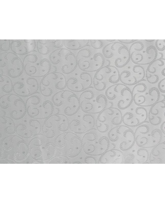 Regal Swirl Satin Jacquard, Ivory