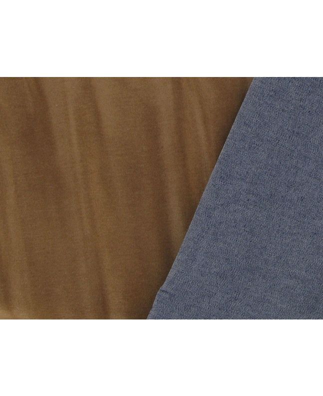Reverso Denim Backed Suedette, Caramel