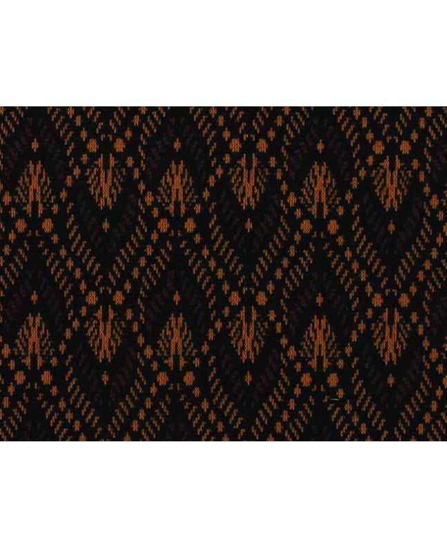 Royal Diamond Jacquard Knit, Orange