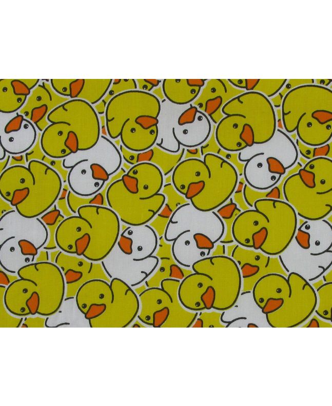Rubber Ducks Polycotton Print