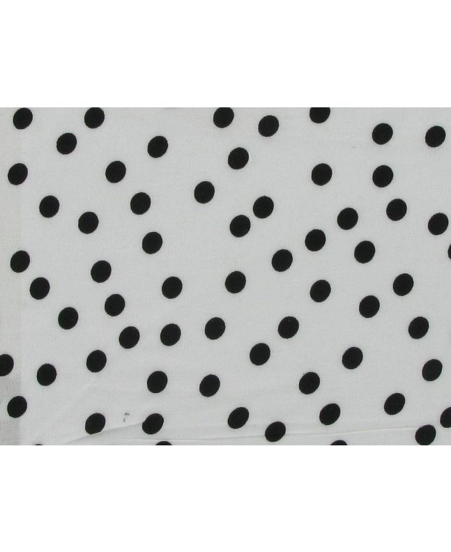 Scatter Pea Spot Viscose Print, Ivory