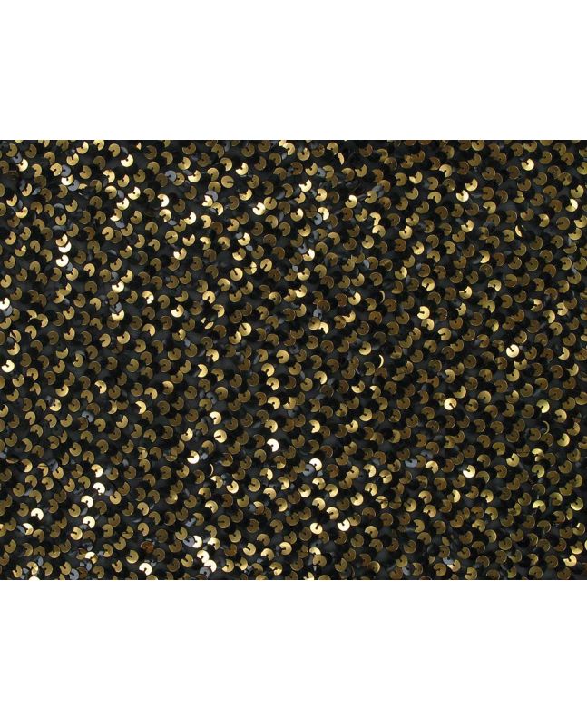 Sequin Flow, Black and Gold
