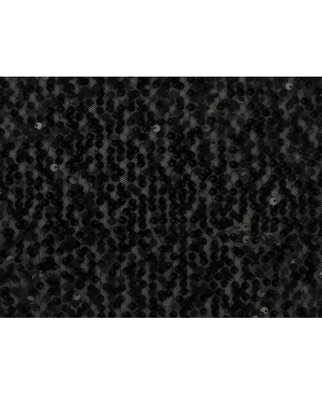 Sequin Tulle, Black