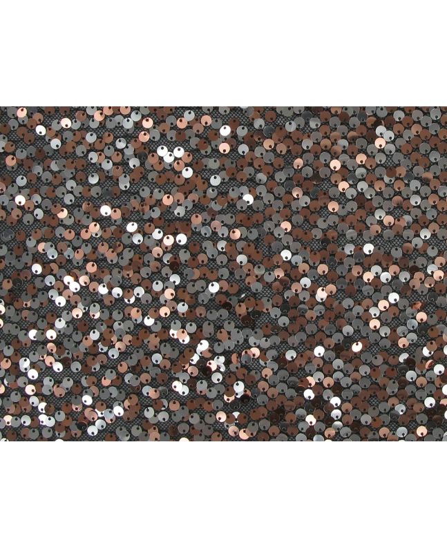 Sequin Tulle, Peach