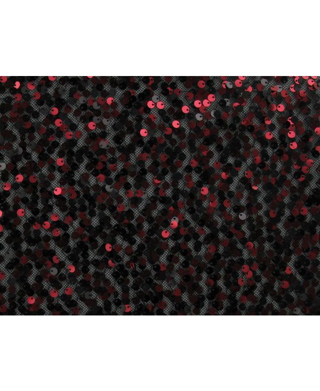 Sequin Tulle, Red