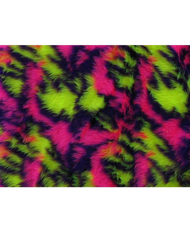 Short Pile Fur, Fluorescent Patch