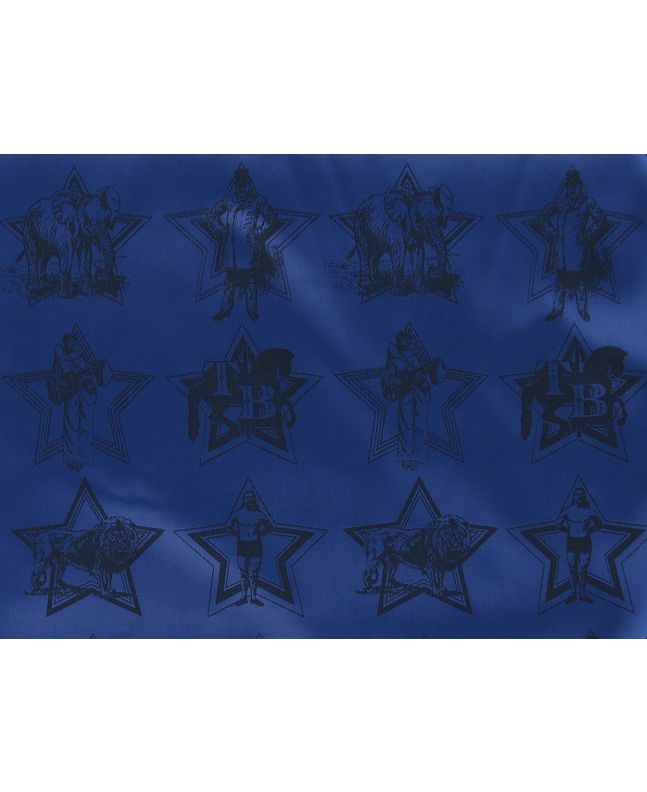 Showman Two Tone Jacquard Acetate Viscose Lining, Blue