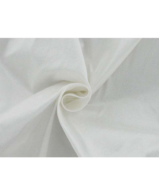 Smooth Silk Dupion, White