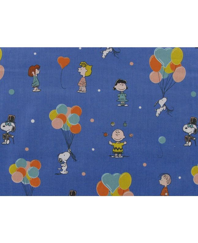 Snoopy Circus Cotton Print, Balloons