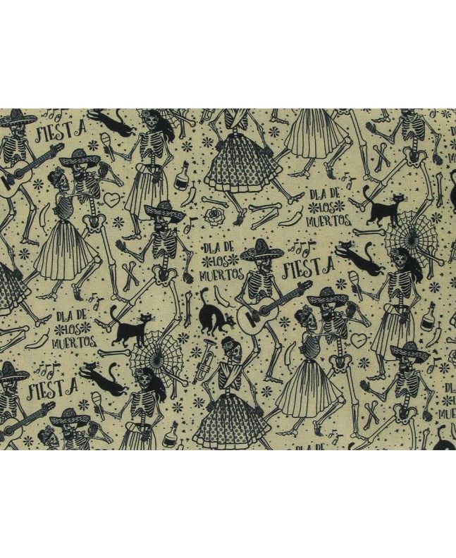 Sombrero Fiesta Cotton Print, Beige
