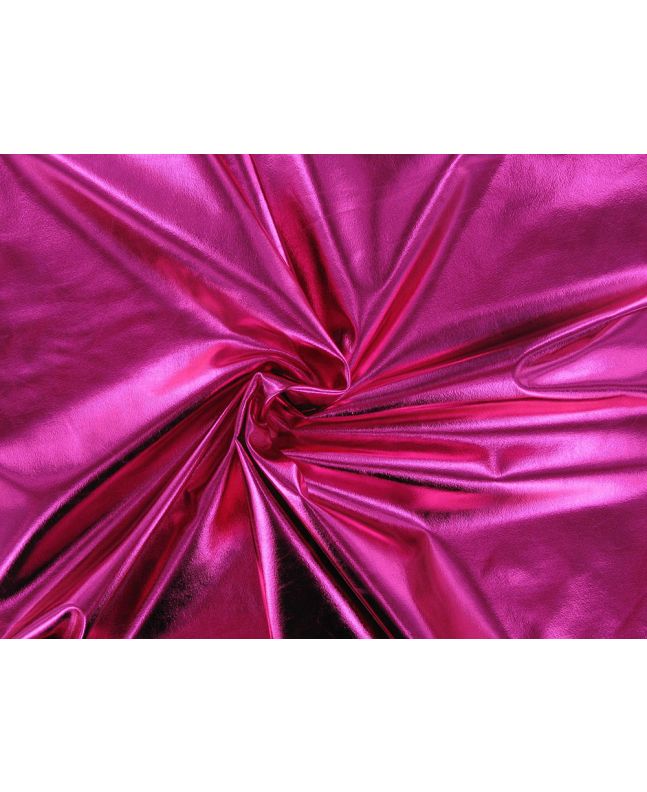 Spandex Mirror Foil, Cerise